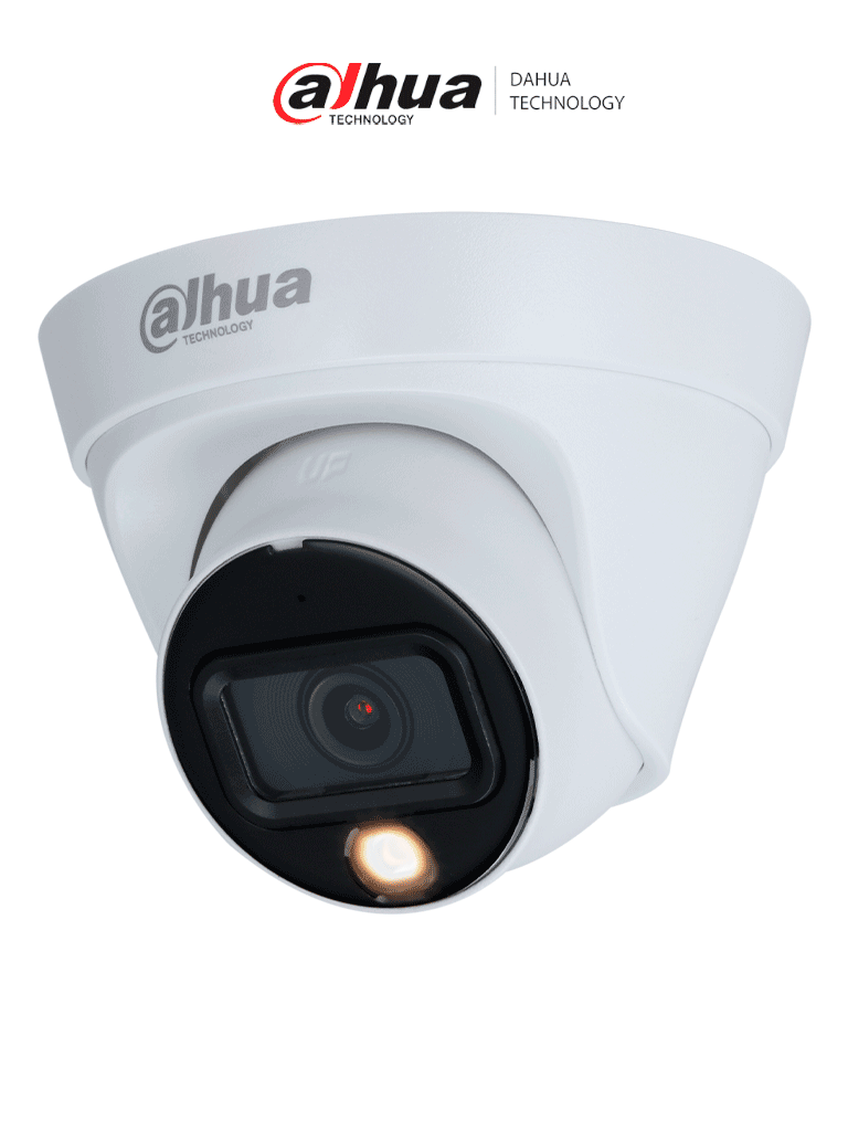 DAHUA DH-IPC-HDW1239T1P-A-LED-0280B-S6 - Cámara IP Domo Full Color de 2MP con lente de 2.8mm y 110° de visión. Cuenta con micrófono integrado, luz blanca de 15m, compresión H.265, protección IP67, PoE y DWDR para imágenes nítidas. DAHUA DH-IPC-HDW1239T1P-A-LED-0280B-S6 - Cámara IP Domo Full Color de 2MP con lente de 2.8mm y 110° de visión. Cuenta con micrófono integrado, luz blanca de 15m, compresión H.265, protección IP67, PoE y DWDR para imágenes nítidas.